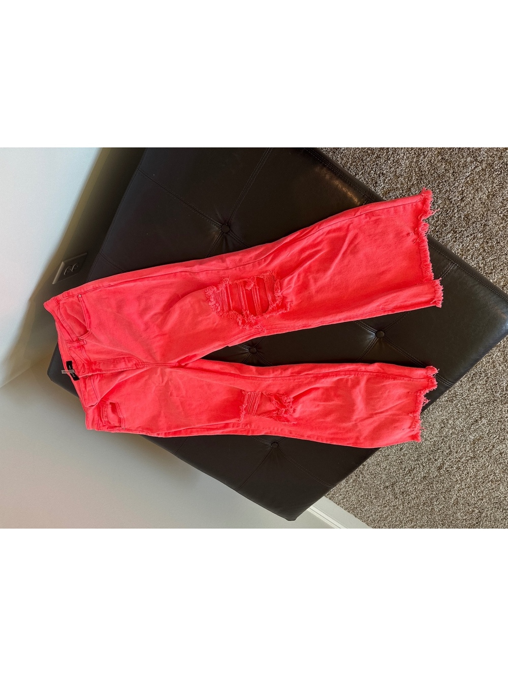 Risen Neon Coral Jeans 1XL